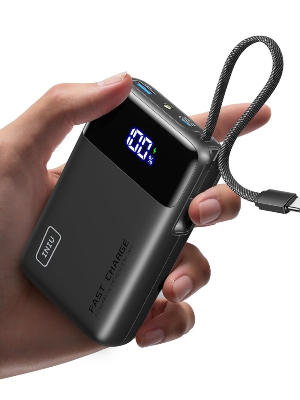 20000mAh Portable Power Bank - Fast Charging, Compact Design, Lightweight